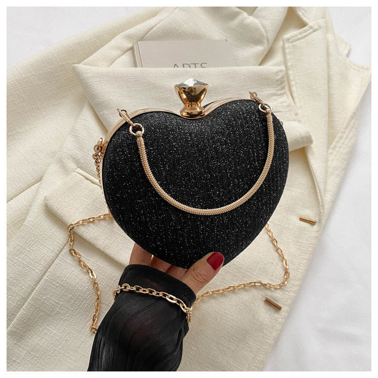 Banquet Bag Love Chain Shoulder Crossbody Handbag