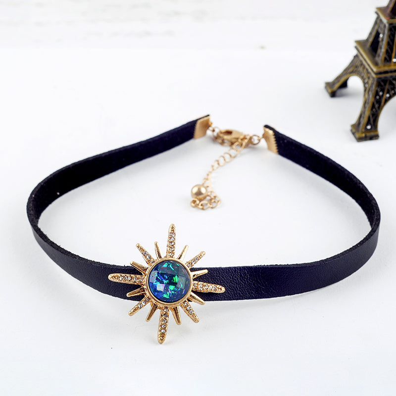 Unique resin crystal star flower gifts fashion jewelry